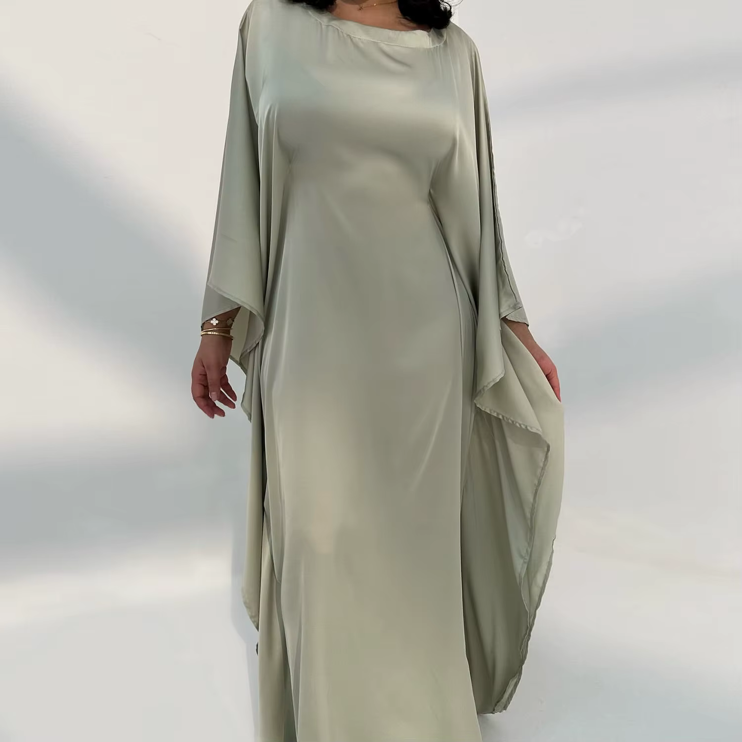 Serenity Satin Kaftan