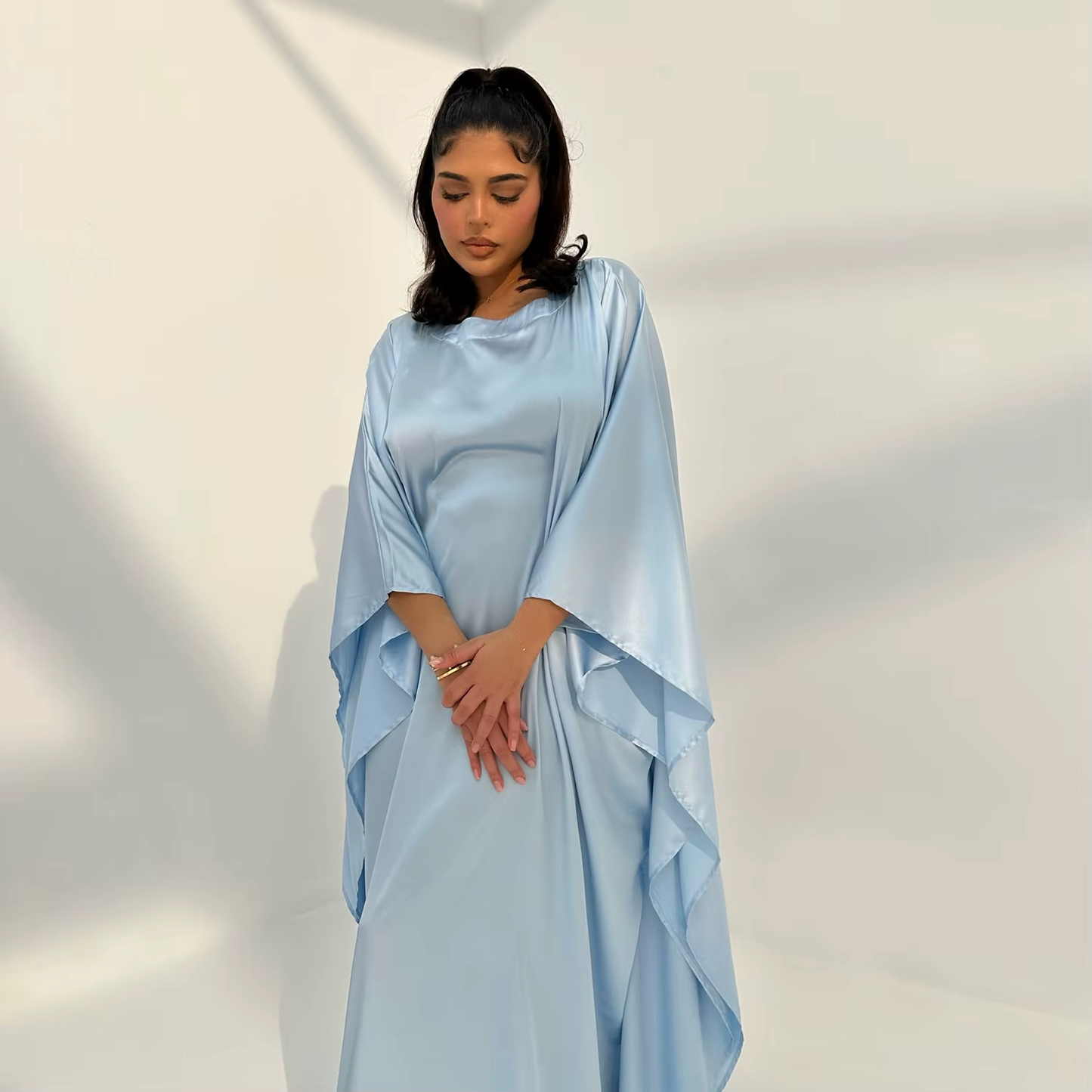 Serenity Satin Kaftan