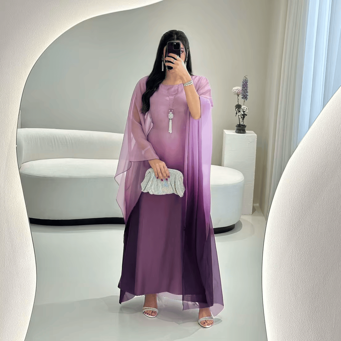 Kaftan Gradient Robes Gowns